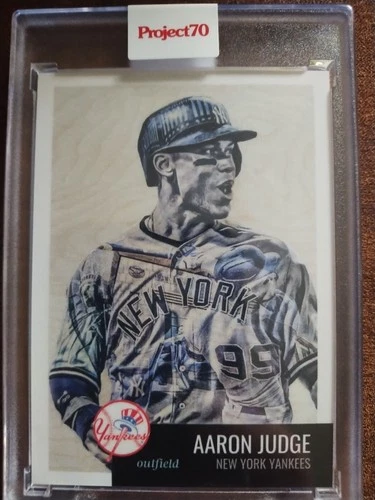 2021 Project 70 Aaron Judge by Lauren Taylor With p70 Box - Artist Rookie Card!