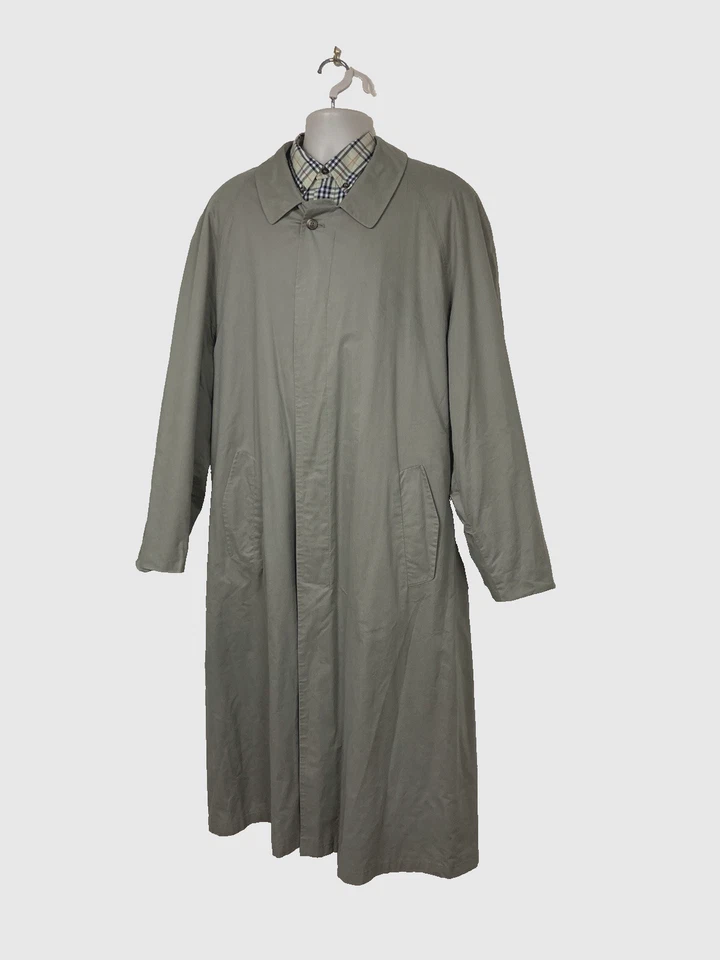 Harrods Bugatti Overcoat Trench Coat Mens Size XL Stone Classic Accademia - Image 2 of 4