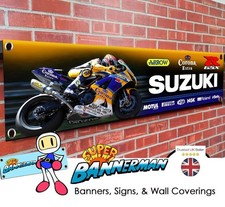 Suzuki GSXr Corona Extra Bike Banner for Garage, Workshop