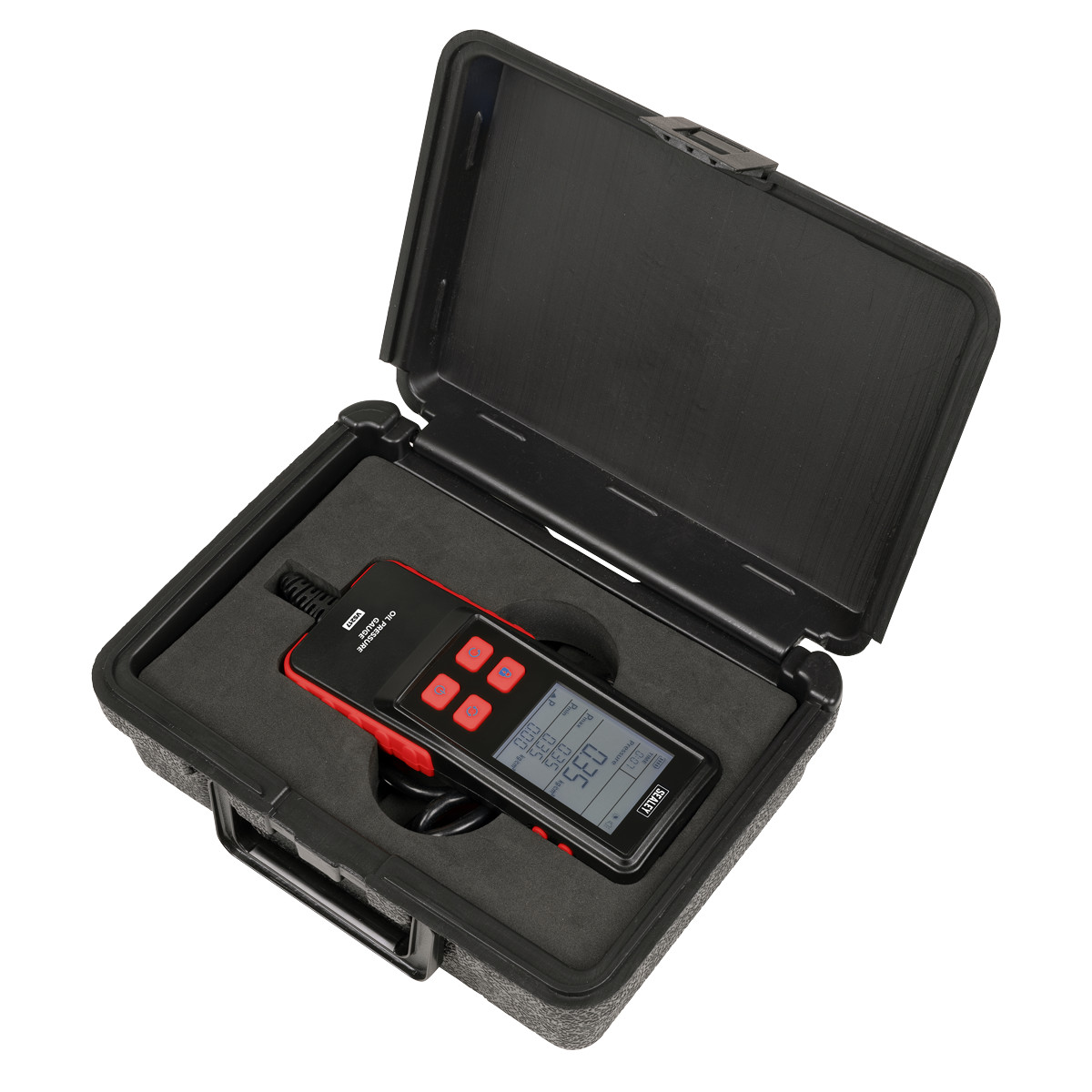 VS217 Digital Oil Pressure Test Kit 18pc Sealey