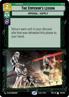 The Emperor's Legion Rare Spark of Rebellion 091/252 NM