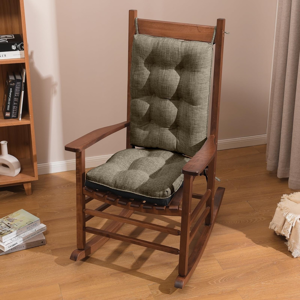 Rocking Chair Cushions Set of 2, Porch Rocker Cushions for Wooden - Main Image