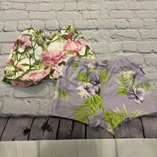 Childrens Place Floral Shorts 3T Set Of 2 EUC