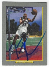 TRENTON HASSELL MINNESOTA TIMBERWOLVES SIGNED CARD BULLS DALLAS MAVERICKS NETS