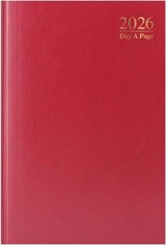 2027 diary A4 or A5 one day to a page desk business hard backed planner per book