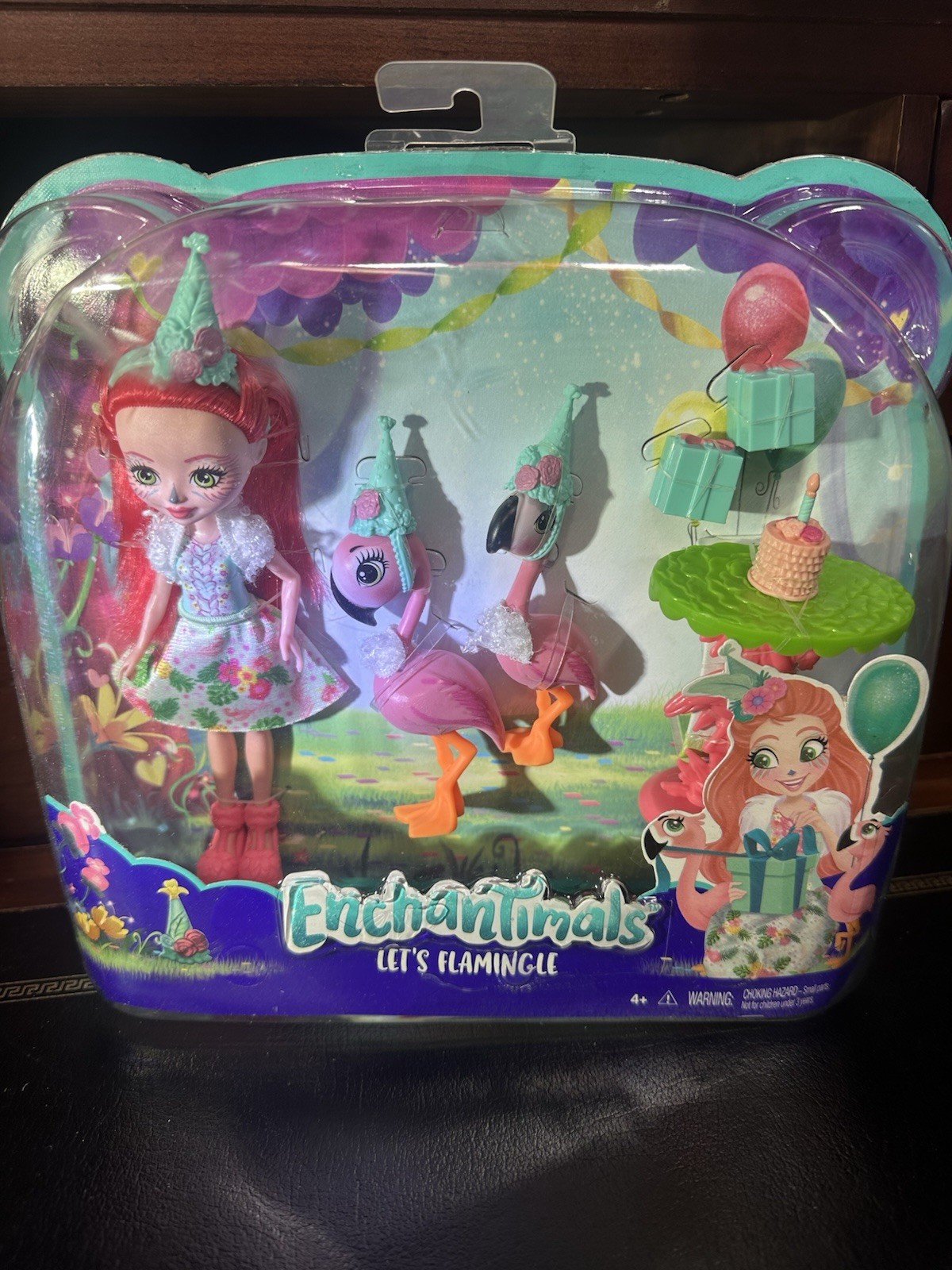 Enchantimals Let's Flamingle Fanci Flamingo Doll and Party S