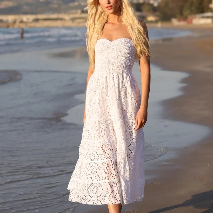 ebay white lace dress Dress Lace White