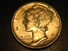 1944-P 90% Silver Mercury Head Dime BU ^^^^^