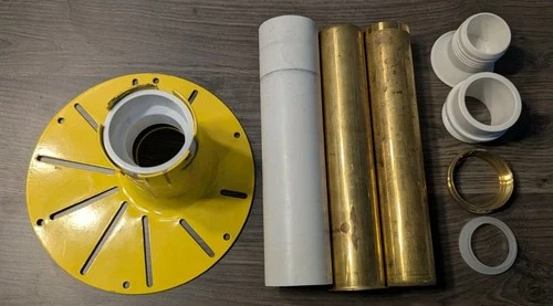 Signature Hardware Freestanding Tub Drain Rough In Kit, 1-1/2" PVC SH653PVC - Picture 2 of 9