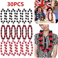 30Pcs Colorful Racing Theme Party Flower Leis Artificial Flowers Garland Party
