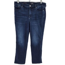 NYDJ Jeans Womens 12 34x27 act Stella Relaxed Lift Tuck Technology Stretch