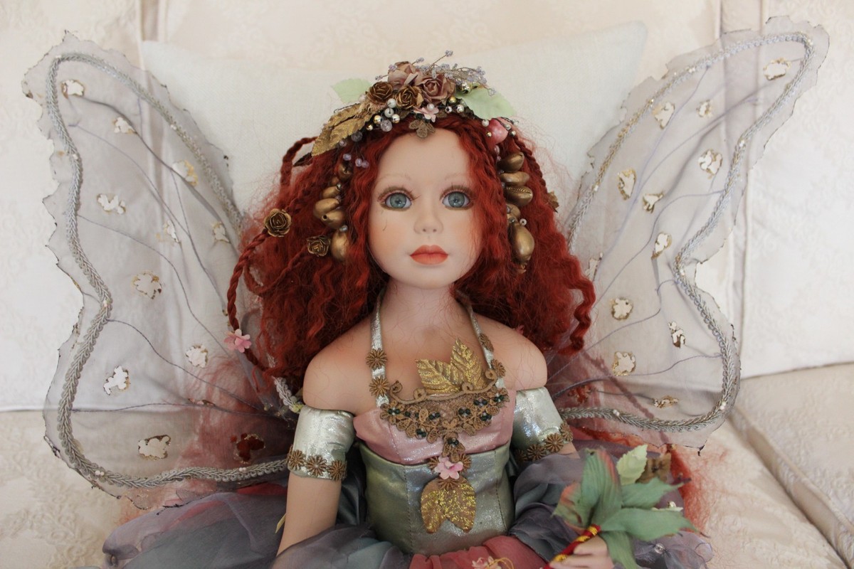 Show Stoppers Florence Maranuk Porcelain Eternity Fairy Doll Red