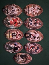 Lot Of 9 Upper Deck NFL Football Cards Standing O Various Players Michael Vick