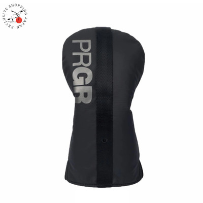 PRGR Golf Driver Casual Headcover DR Head Cover 460cc with Handle 2024 Black 