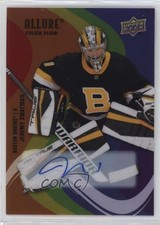 2022-23 Upper Deck Allure Color Flow Full Rainbow Jeremy Swayman #SF-88 Auto x2o