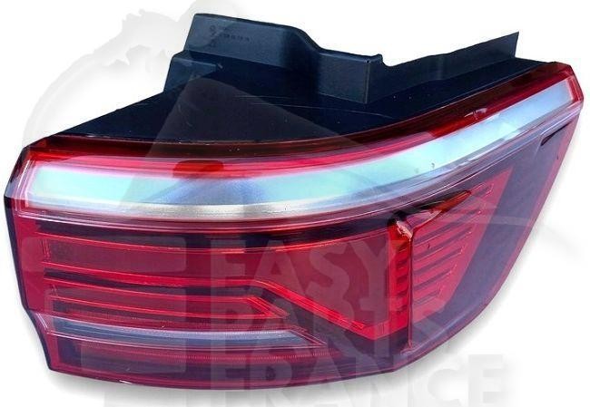 Feu arrière droit LED haute luminosité pour Volkswagen Transporter T7 étanche et durable