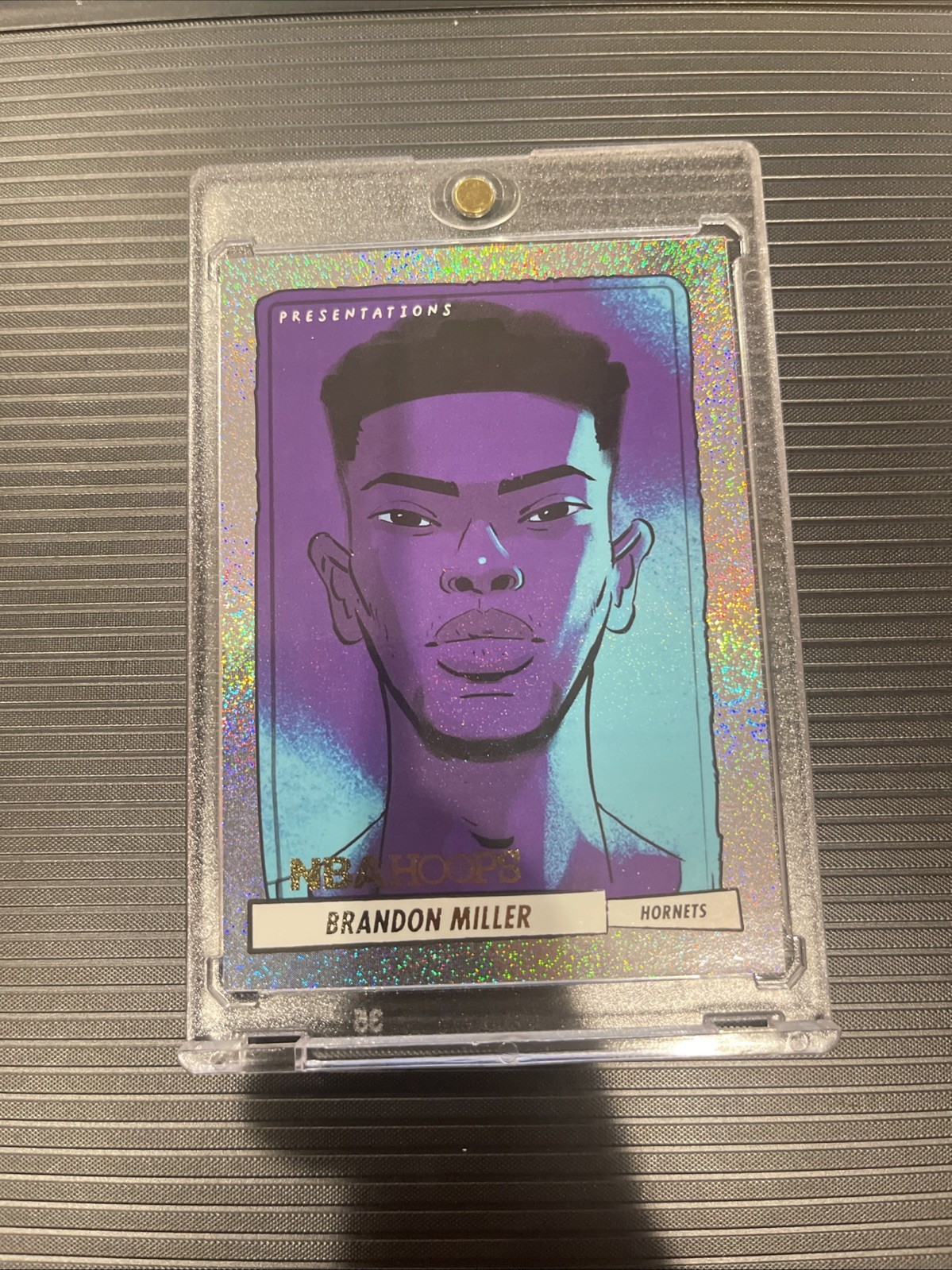 2023-24 Panini NBA Hoops Presentations Brandon Miller #16 Rookie RC Hornets