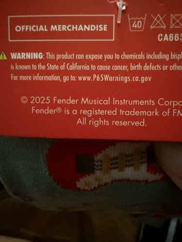 Fender Music guitar dress socks Lot black white red logo teal multicolored New - Picture 4 of 5