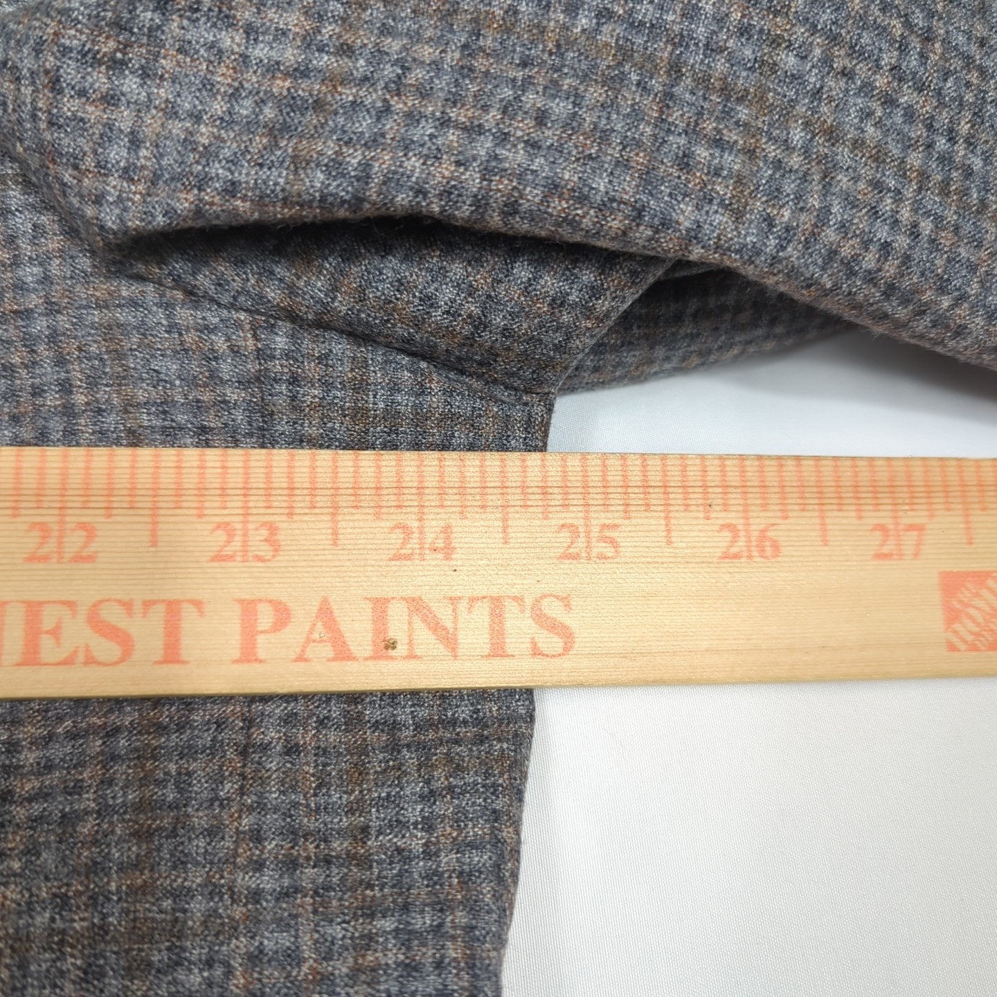 JOSEPH ABBOUD di Pray Modern Fit Gray Plaid   BLAZER SUIT COAT JACKET Men's 48R