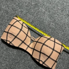 Acacia Swimwear Coconut Stitch Top Bikini Size L A6