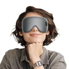 Silk Cordless Heated Eye Mask, Fast Heat Elec...