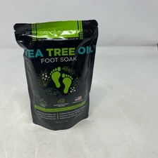 Daily Remedy Tea Tree Oil Foot Soak, Black 16 oz - Epsom & Dead Sea Salt