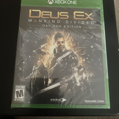Deus Ex Mankind Divided Day One Edition XBOX One New Factory Sealed Video Game ^