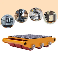 15T/33000LB Machine Mover Roller Machinery Moving Skate Heavy Duty Cargo Trolley