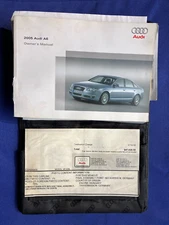 2005 Audi A6 Quattro Factory Owners Manual Black Case Set 2515614F023 OEM