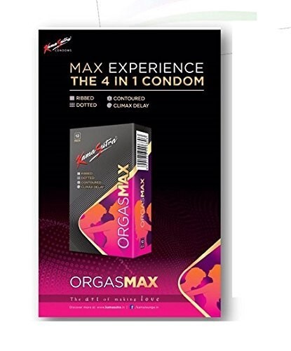 KamaSutra Luxury Series Condoms Orgasmax (4in1) Ribbed