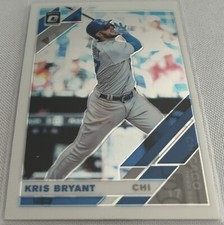 2019 Panini Donruss Optic Baseball Kris Bryant Chicago Cubs base card #109