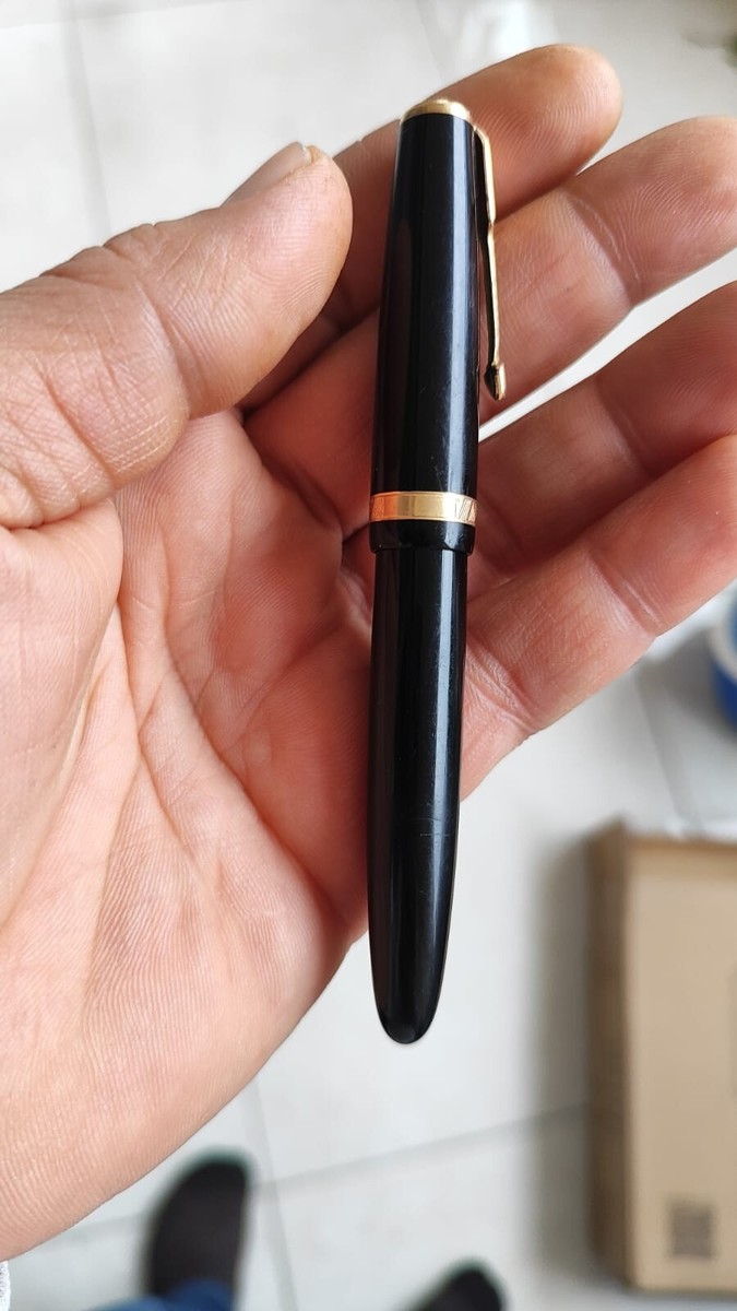 PARKER DUOFOLD Vacumatic Nip -Black Gold 14K Nib Small -1935 12CM