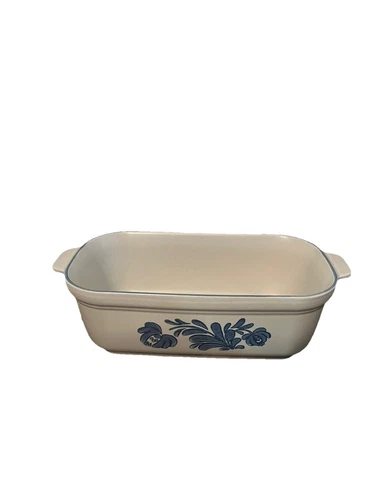 Pfaltzgraff Loaf Pan Yorktowne 2 Qt. Bread Dish Stoneware #235