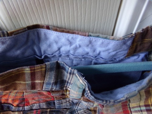 BROOKS BROTHERS Madras Plaid Shorts 10 $58 Boys Preppy Patchwork Flat Front - Picture 9 of 10