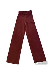 VTG 70s Levi's Buckle Back Bell Bottom Pants RARE Women's Burgundy Talon Zipper