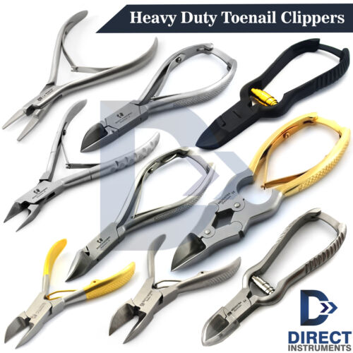 Professional Heavy Duty Nail Clippers Ingrown Thick Toenail Cutters Podiatry NEW