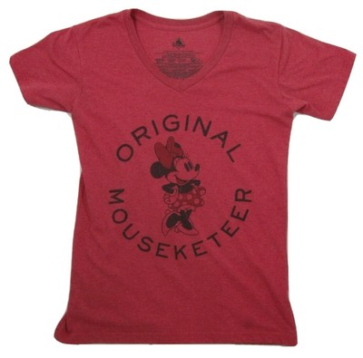 Women's Small Red Original Mouseketeer Minnie Mouse T Shirt | eBay