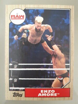 2017 Topps Heritage WWE Enzo Amore #21 RAW Wrestling Lesen!