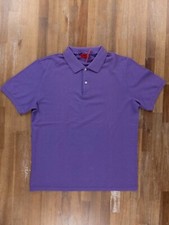 ISAIA Napoli solid purple cotton polo shirt Size Small authentic NWOT