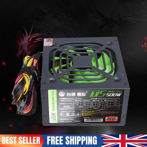 Computer Power Supply Dual 6Pin Desktop PSU 2 SATA Six Protection for Desktop PC