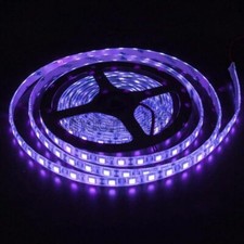 5050 300 Led Strip Waterproof Uv Purple Ultraviolet Flexible Fish Black Light