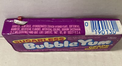 80s〜90s BUBBLE GUM ヴィンテージT MADE IN USA s RARE Vintage 1980s Bubble Yum GRAPE Sugarless Bubble Gum 5