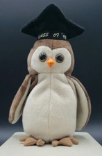 TY Beanie Baby WISE the 1998 Owl Plush 7.5 inch Stuffed Animal Toy