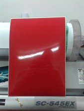 rouge standard feuille vinyle adhésif 21x30cm A4 rouge
