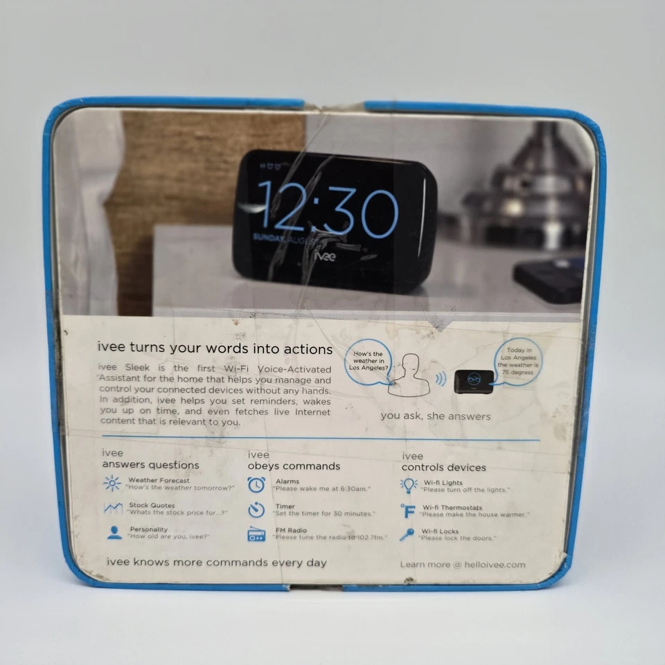 IVEE Sleek Your Wi-Fi Voice Activated Assistant Black - Image 4 of 4