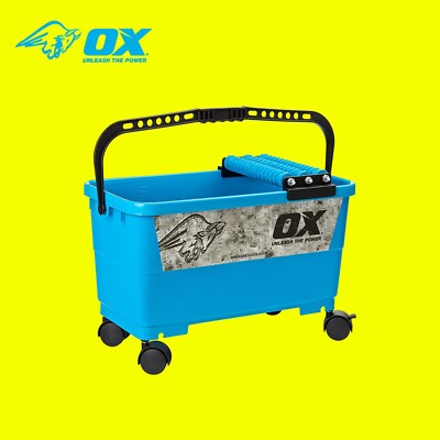 OX Tools OX-T140424 Trade Fliesenwaschset 24ltr mit 3 Rollen und Rollen