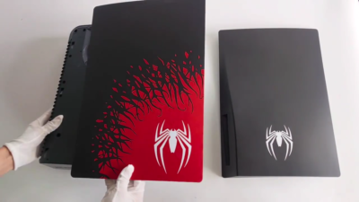SpiderMan PS5 Plates Covers DISC VERSION ONLY Venom PlayStation