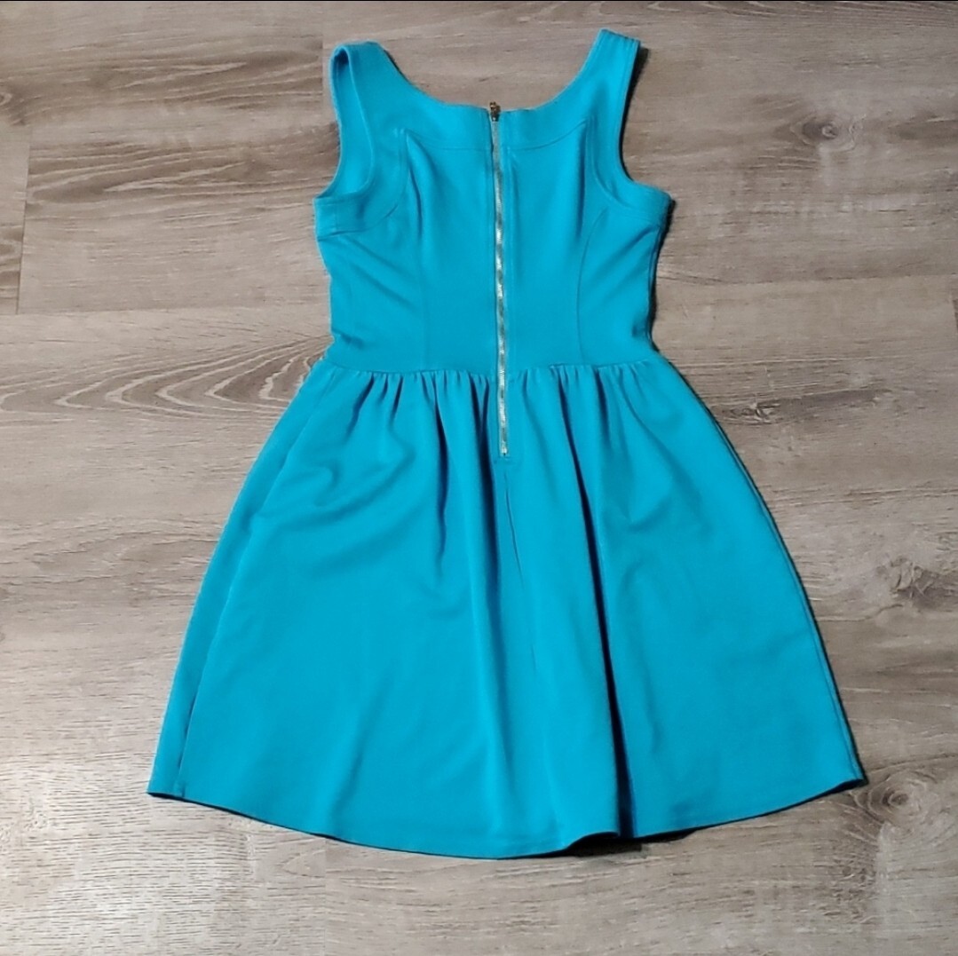 Lilly Pulitzer Scoop Neck Fit and Flare Dress S Gem