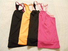 Danskin Girls Tank Top Athletic Double Layer Performance