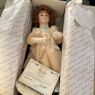 Danbury Mint Little Victorian Ladies ''Rachel'' by Jan Garnett - Porcelain Doll